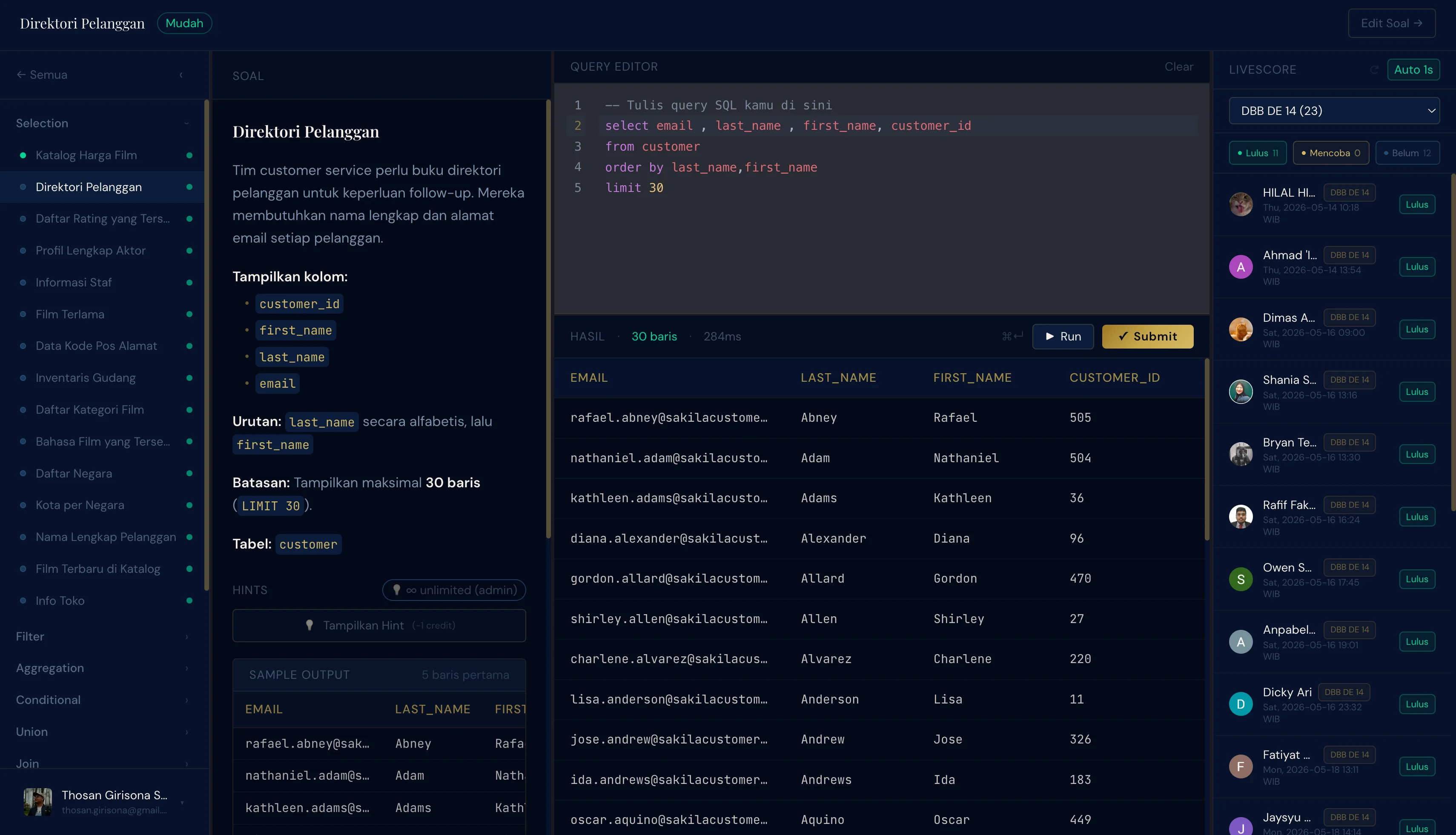 Interactive SQL Class image